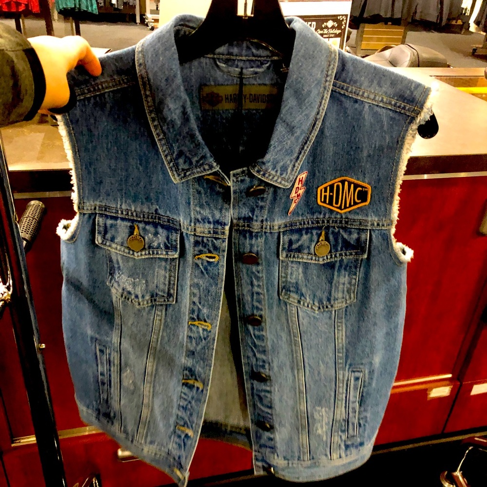 Denim Harley Vest